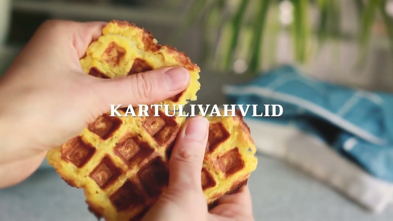 Kuidas teha kartulivahvleid | Rasvavabad ja tervislikud vahvlid