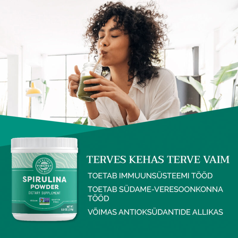 Usa päritolu spirulina, Vimergy 250g