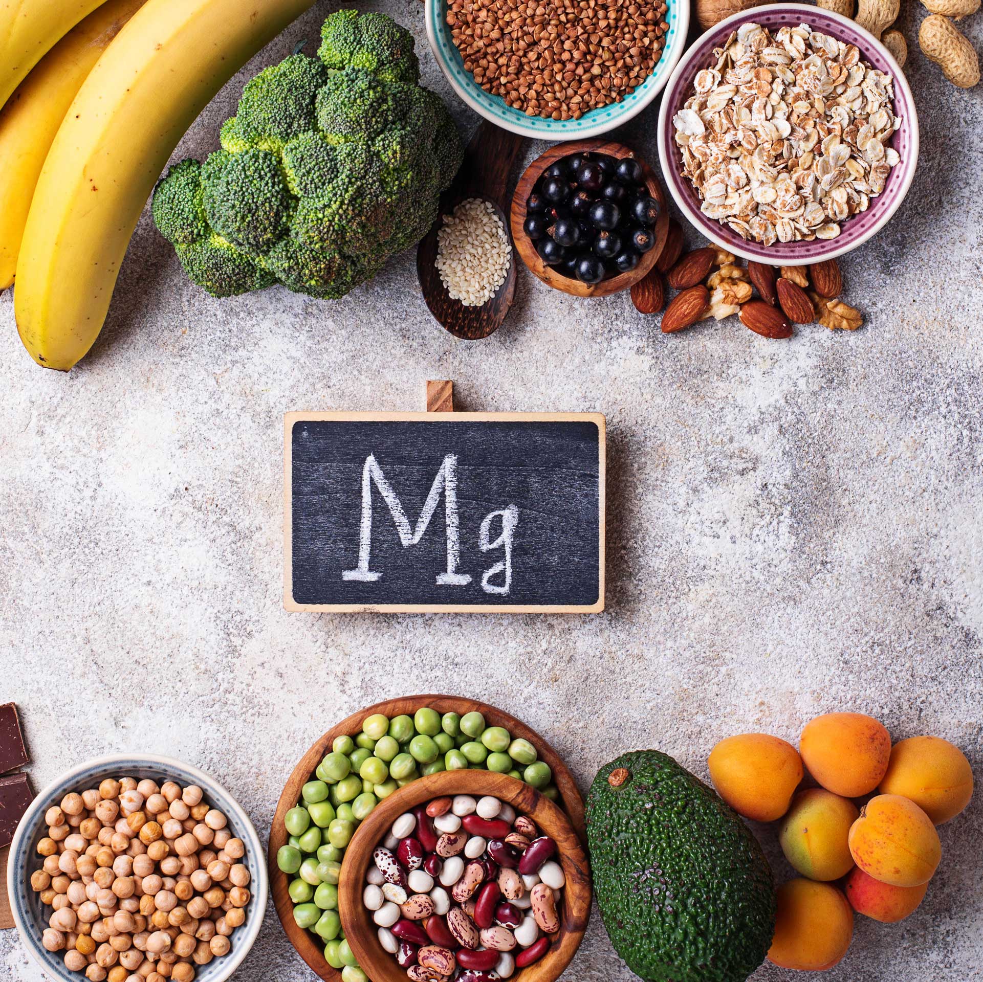 Magneesium, Mg, sisaldavad toidud