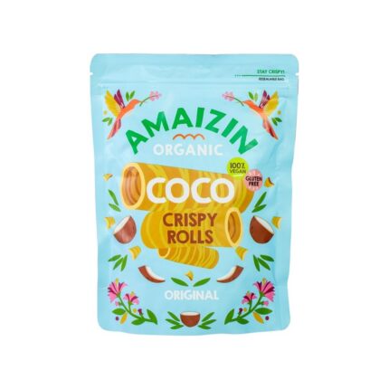 Krõbedad kookosvahvlid 140g | Amaizin